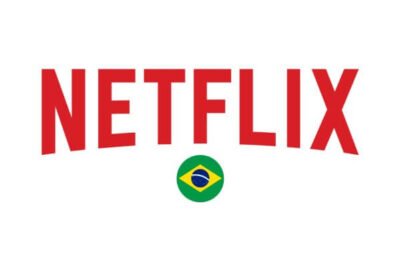 Tarjeta de Netflix Brasil. imagen blanca